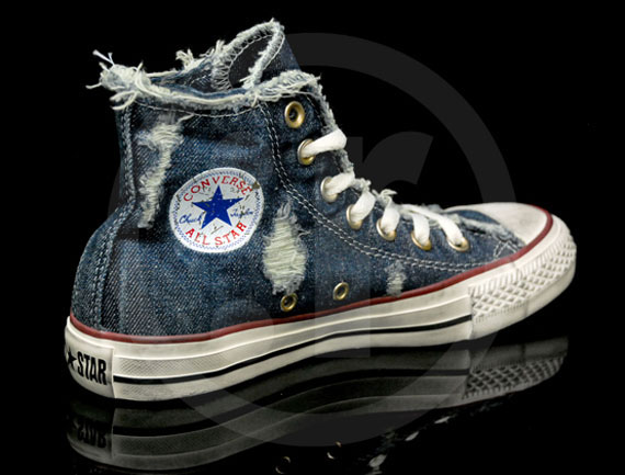 Converse Chuck Taylor All Star High - Distressed Denim