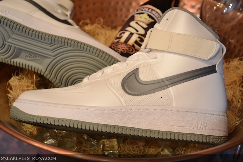 Nike Air Force 1 High Hyperfuse White Medium Grey Sample 1