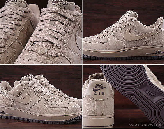 Nike Air Force 1 Low '07 - Khaki Suede | Available on eBay