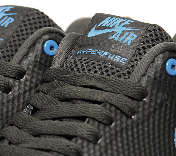 Nike Air Max 1 Hyperfuse Black Blue Glow 5