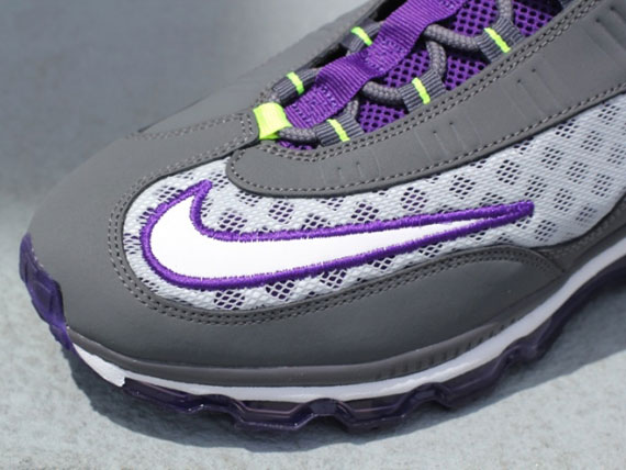 Nike Air Max JR - Dark Grey - Club Purple - Volt