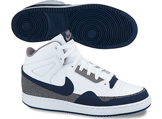 Nike Alphaballer Mid White Light Charcoal Midnight Navy Spring 2012