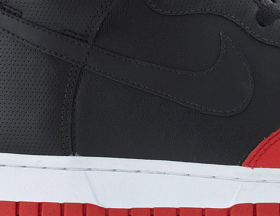 Nike Dunk High – Black – Sport Red – White