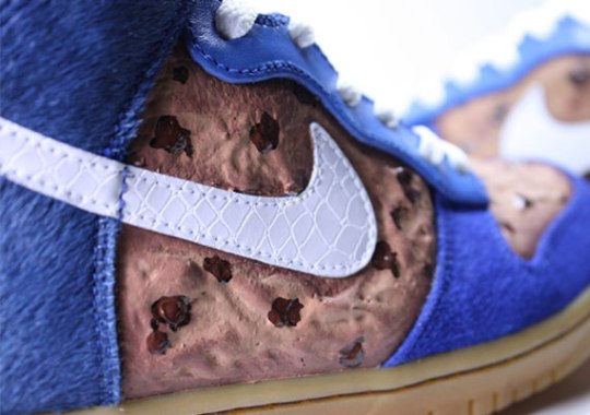 Nike Dunk High ‘Cookie Monster’ Customs by Diversitile