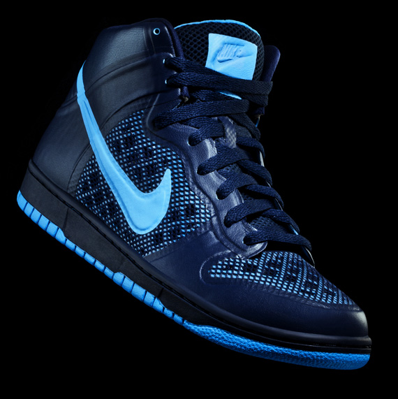 Nike Dunk High Hyperfuse Navy Light Blue 01