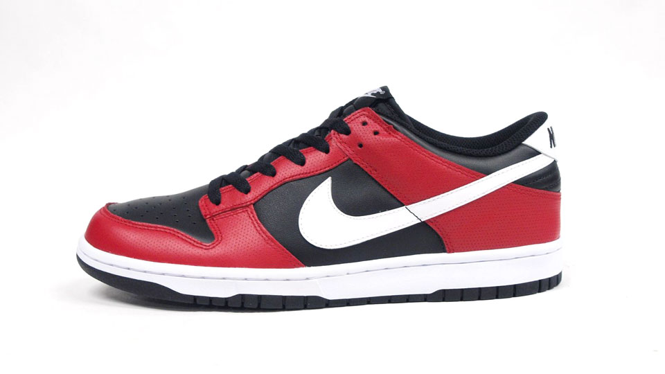 Nike Dunk Low Micro Perf Pack Black White Sport Red 1