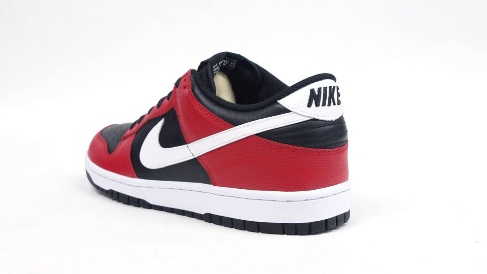 Nike Dunk Low Micro Perf Pack Black White Sport Red 3