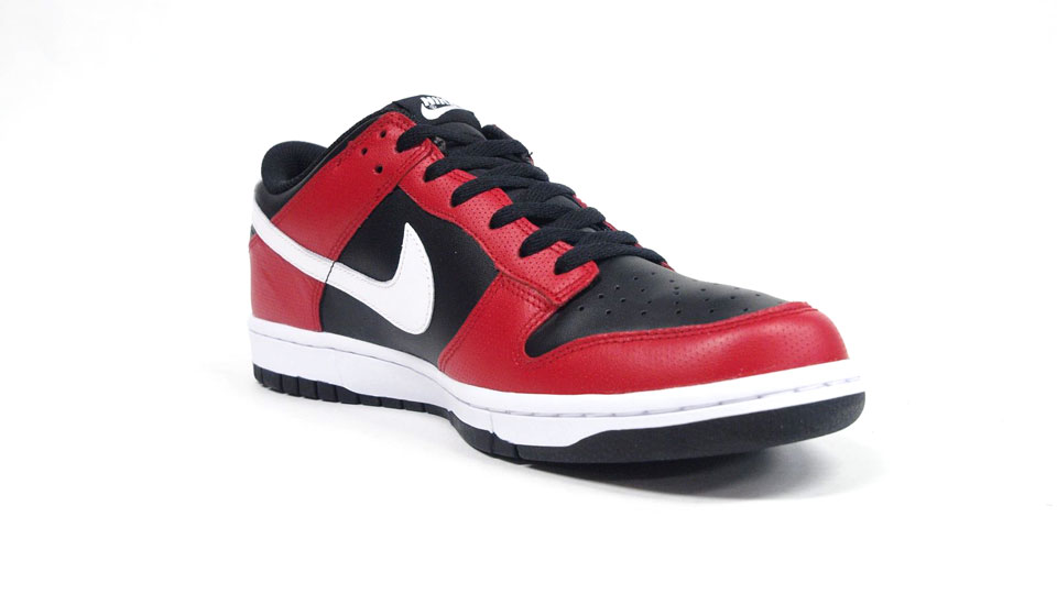 Nike Dunk Low Micro Perf Pack Black White Sport Red 4