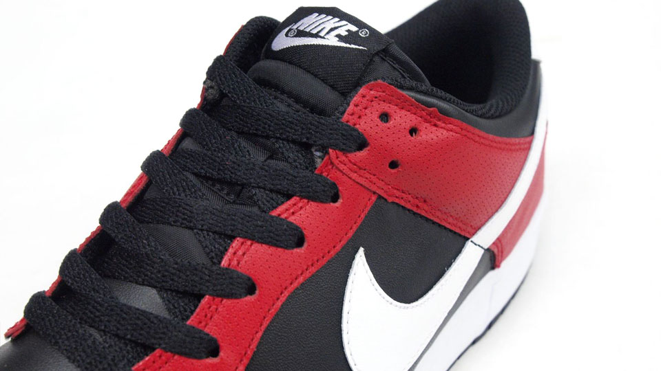 Nike Dunk Low Micro Perf Pack Black White Sport Red 6