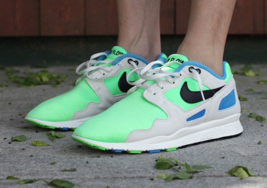 Nike Air Flow TZ – Bright Cactus – Black – Blue Glow