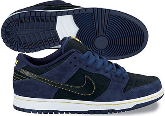 Nike Sb Dunk Low Pro Midnight Navy Black Spring 2012