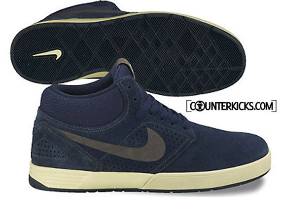 Nike Sb Paul Rodriguez 5 Mid Deep Ocean Halo Black Smoke Spring 2012