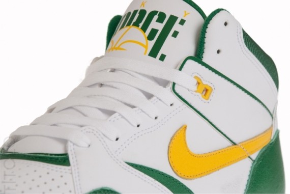 Nike Sky Force 88 Mid – White – Varsity Maize – Pine Green