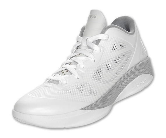 Nike Zoom Hyperfuse Low 2011 White Silver Fnl 01