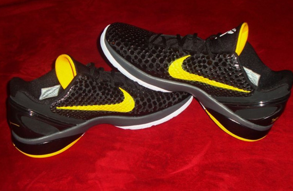 Nike Zoom Kobe Vi Black Del Sol Game Issue Kobe 02