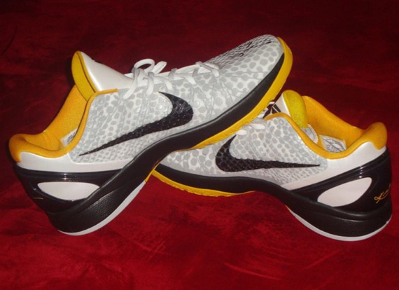 Nike Zoom Kobe Vi White Luke Walton Game Issue 05