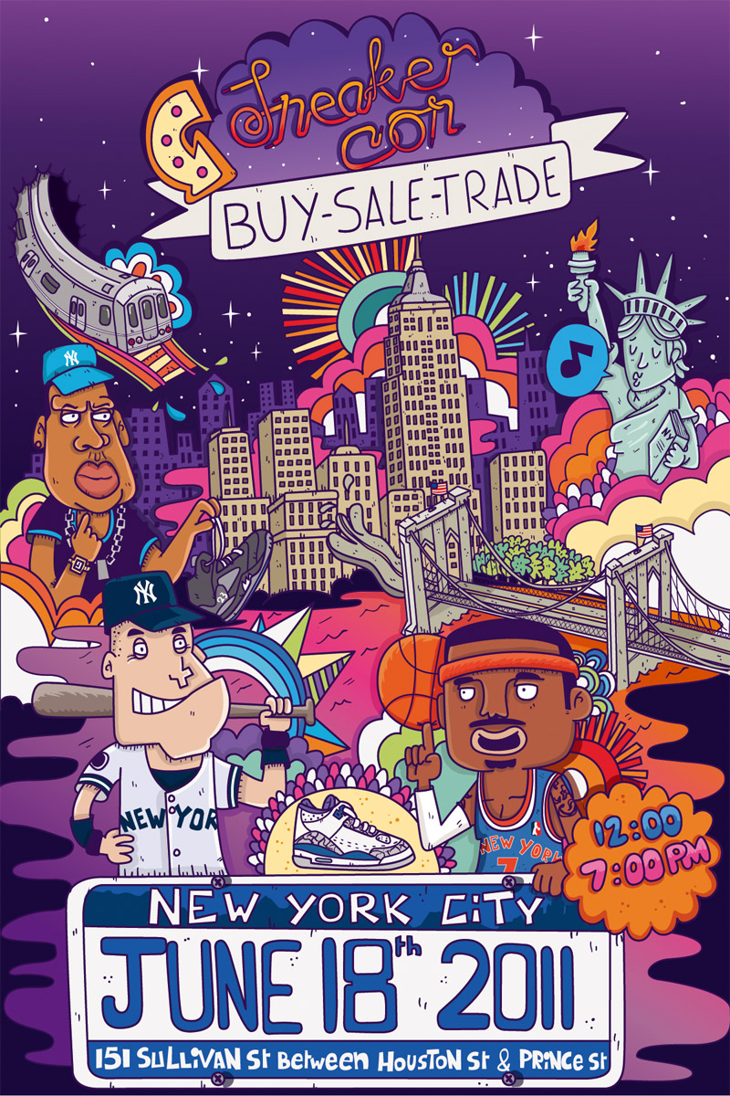Sneaker Con June 18 Flyer Front