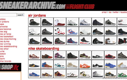 Flight Club Launches SneakerArchive.Com