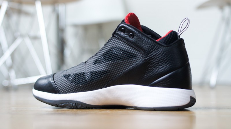 Air Jordan 2011 Q Flight Black Red White Sample 3