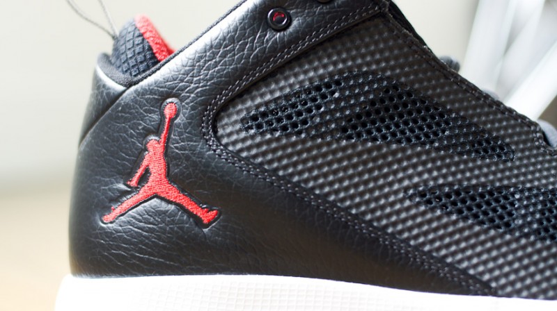 Air Jordan 2011 Q Flight Black Red White Sample 4