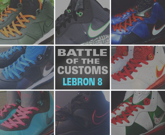 Sneaker News Battle Of The Customs: Nike LeBron 8