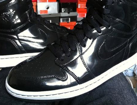 Air Jordan 1 High - Black Patent Sample