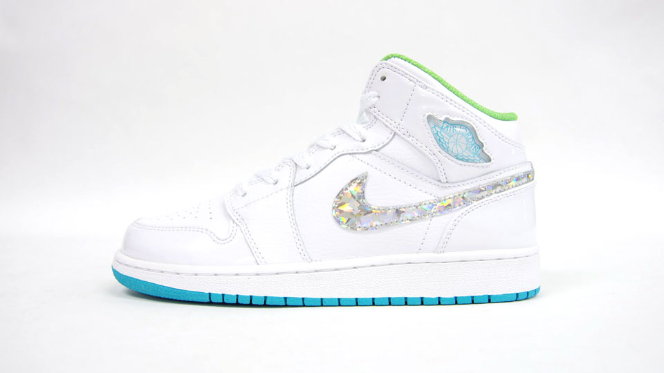 Air Jordan 1 Phat High Gs Diamond Swoosh 1