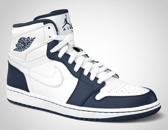 Air Jordan 1 Retro High White Midnight Navy 2