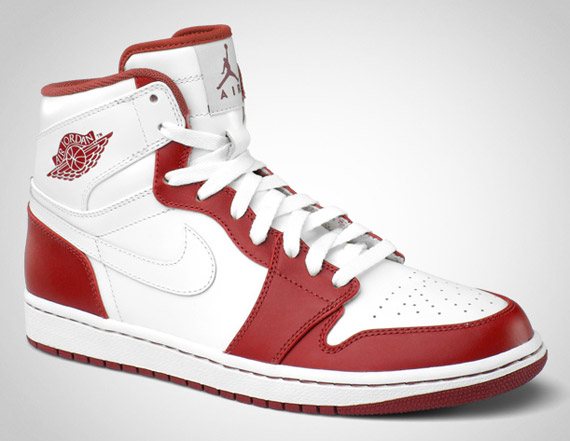 Air Jordan 1 Retro High White Varsity Red 2