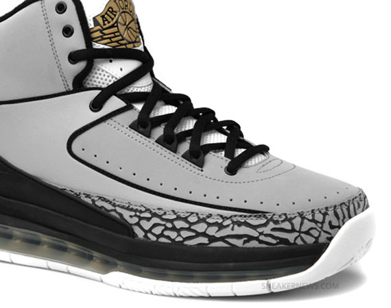 Air Jordan 2.0 – Wolf Grey – Black – White – Metallic Gold | Release Date