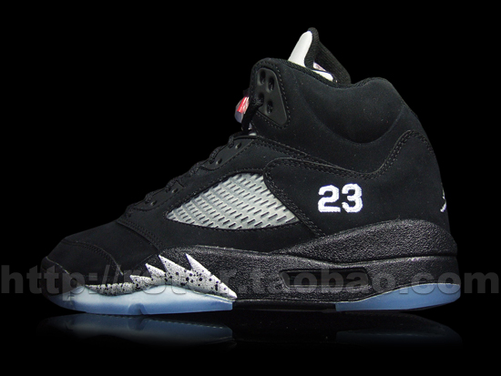 Air Jordan 5 Retro Black Metallic Silver 2011 2