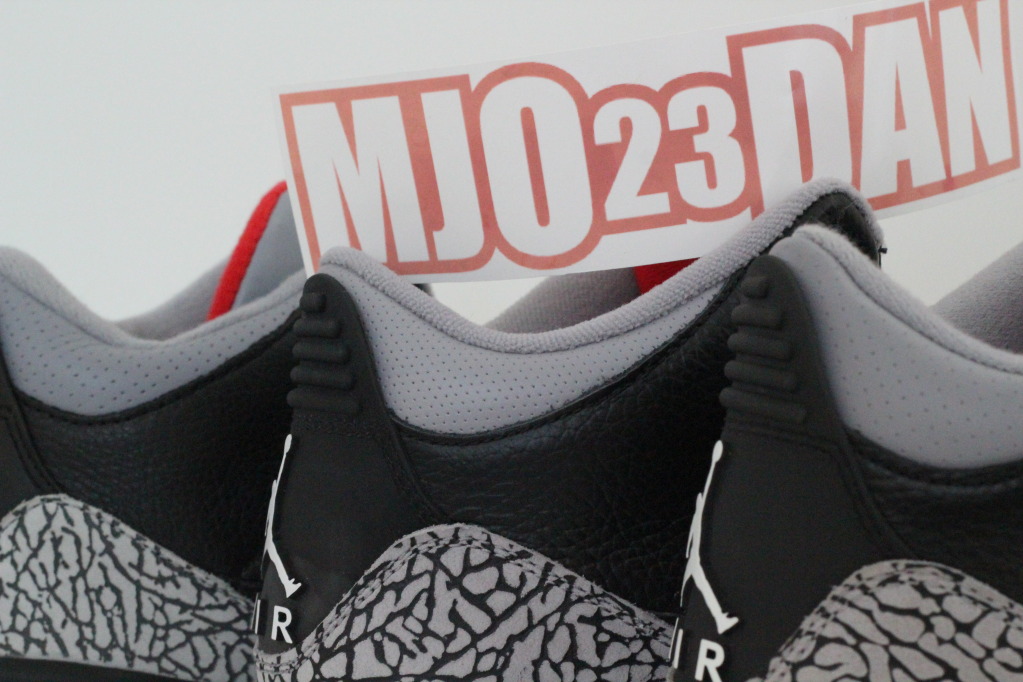 Air Jordan Iii Black Cement 2001 2008 2011 Comparison 8