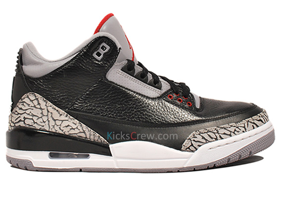 Air Jordan Iii Retro 2011 Black Cement Kicks Crew 06