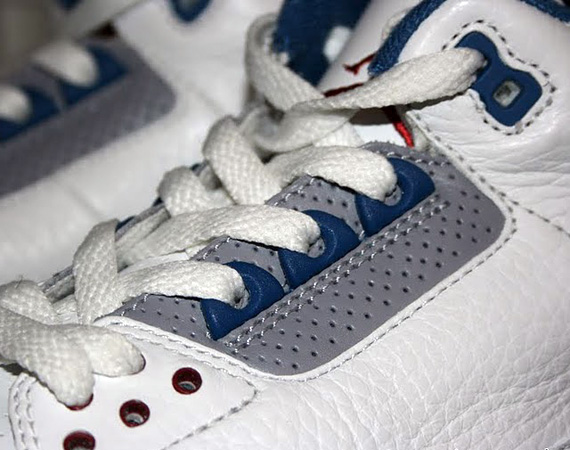 Air Jordan Iii True Blue No Cement Lace Sample Summary