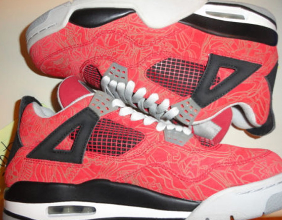 Air Jordan IV Laser – Varsity Red | Sample on eBay