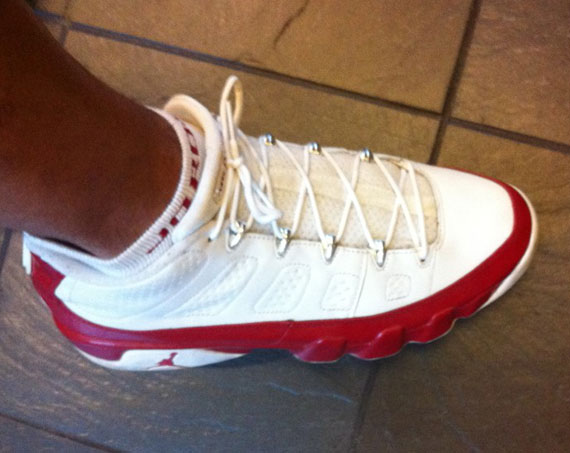 Air Jordan Ix Low White Red Sample 02