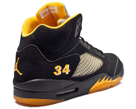 Air Jordan V – Ray Allen Seattle Sonics Away PE