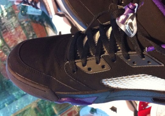 Air Jordan V Low – Black – Purple