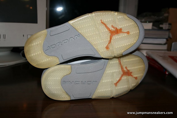 Air Jordan V White Sunset Stealth Sample 03