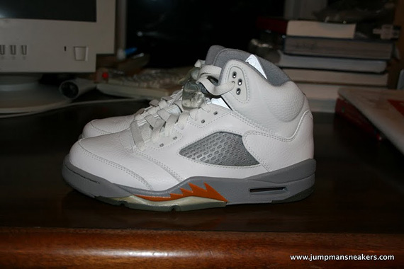 Air Jordan V White Sunset Stealth Sample 05