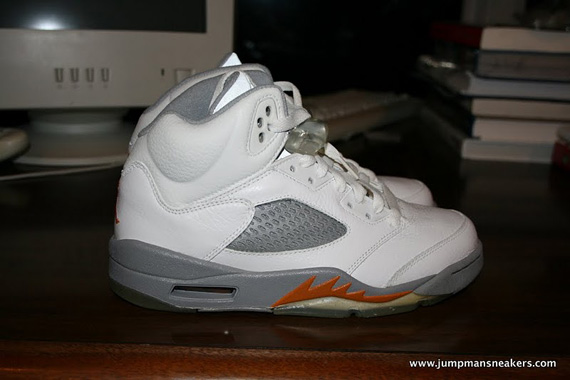 Air Jordan V White Sunset Stealth Sample 07