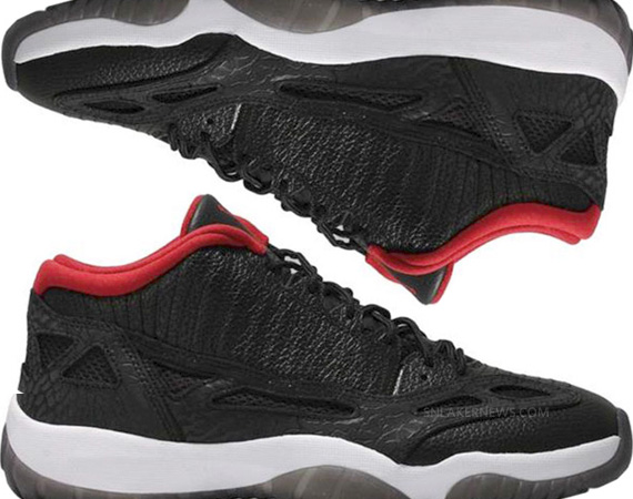 Air Jordan XI IE Low - Black - Red | Available Early on eBay