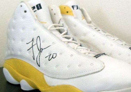 Air Jordan XIII – Fred Jones Autographed Game-Worn PE