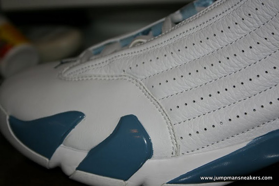 Air Jordan Xiv White University Blue Sample 07