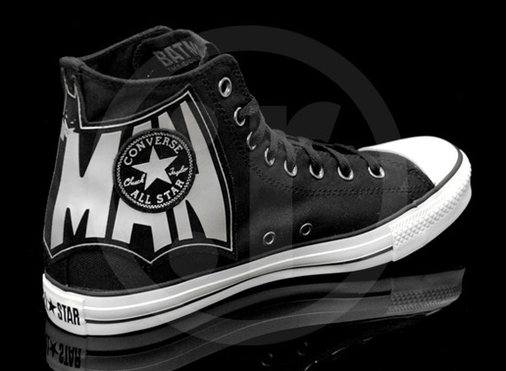 Batman X Converse Chuck Taylor High Black White 3