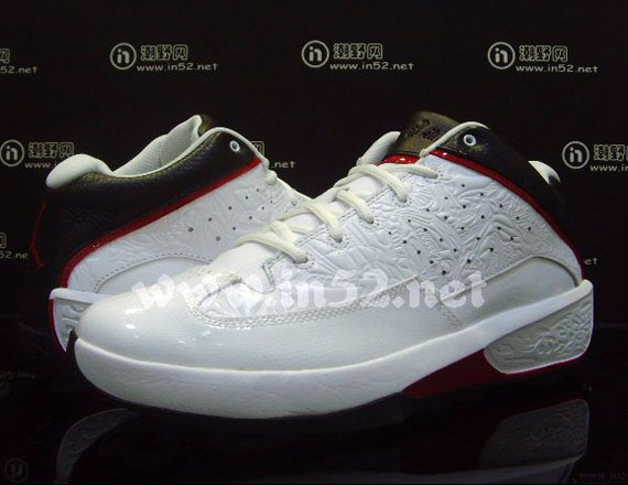 Jordan 2 Smooth Wht Blk Red 09