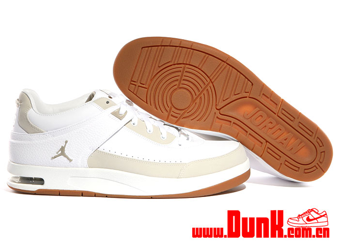 Jordan Classic 87 White Khaki Birch Medium Brown Gum 6