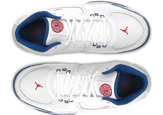 Jordan Team ISO Low – White – Varsity Red – French Blue