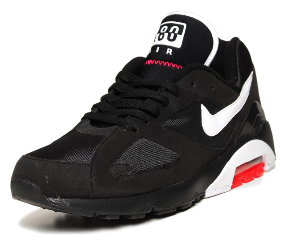 Nike Air 180 Black White Solar Red 3