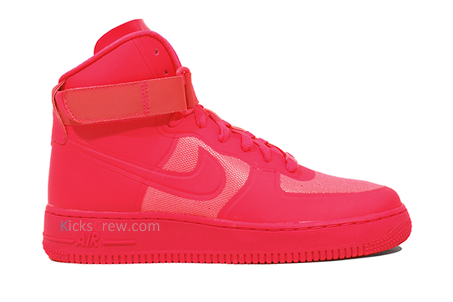 Nike Air Force 1 High Hyperfuse Solar Red 1